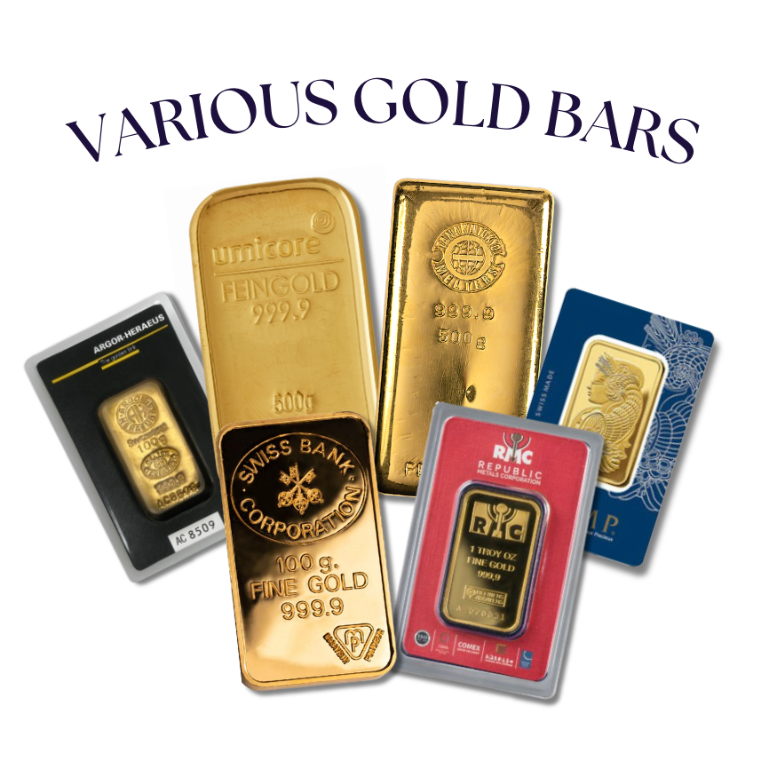 Various Gold Bars