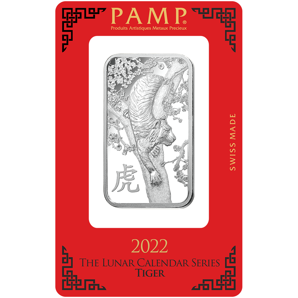 PAMP Lunar Silver Bars