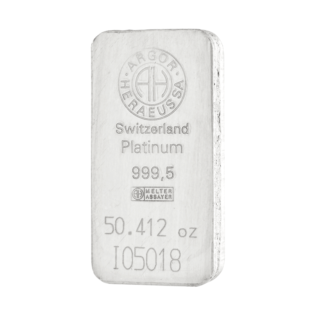 Argor-Heraeus Platinum Cast Bars