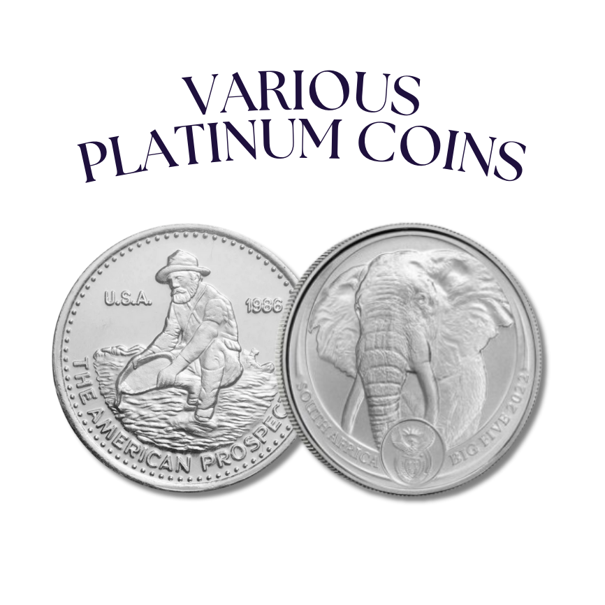 Various Platinum Coins
