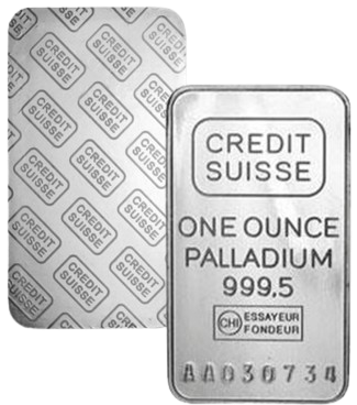 Credit Suisse Palladium Bar