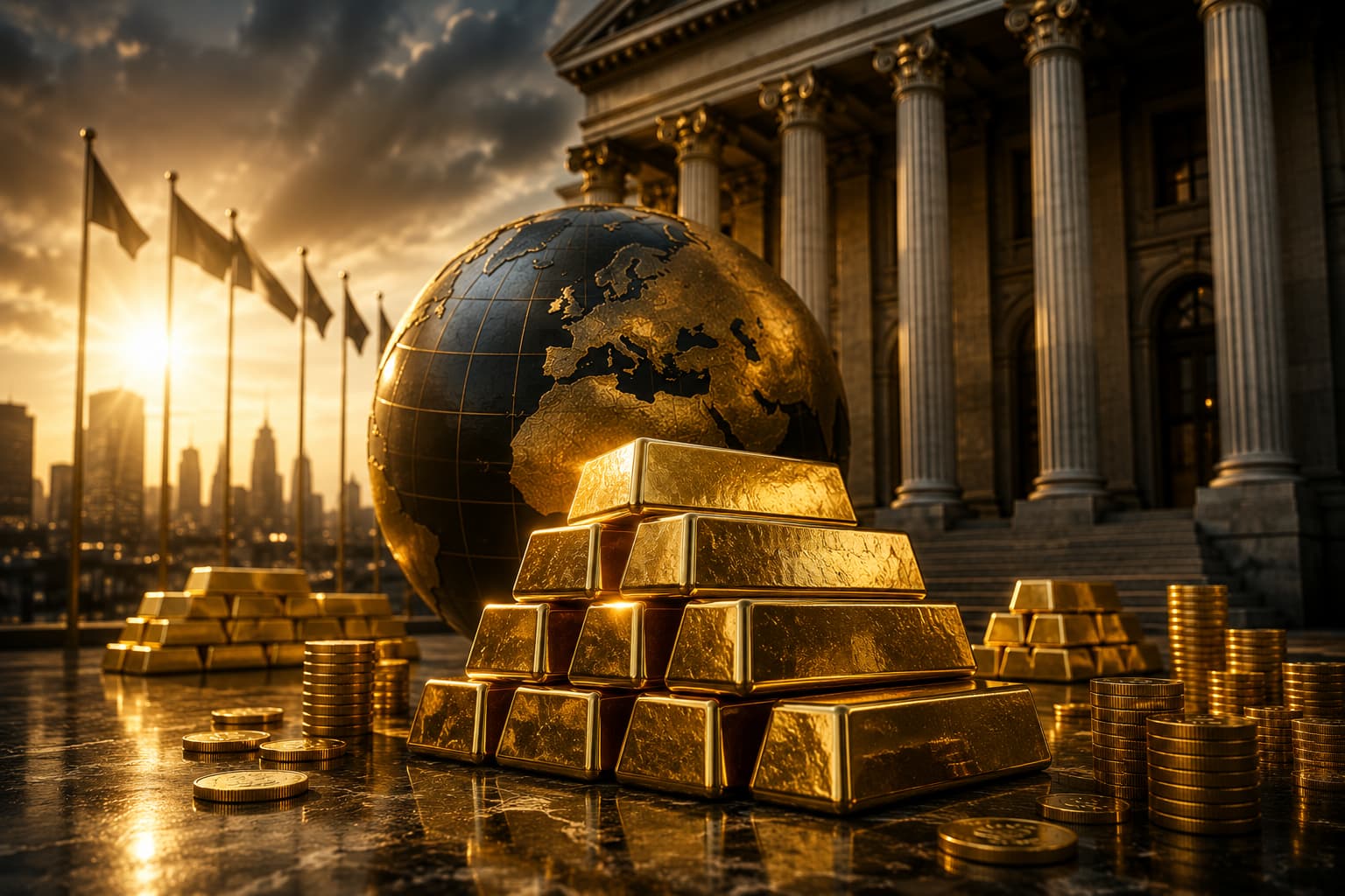 gold golbe bullion