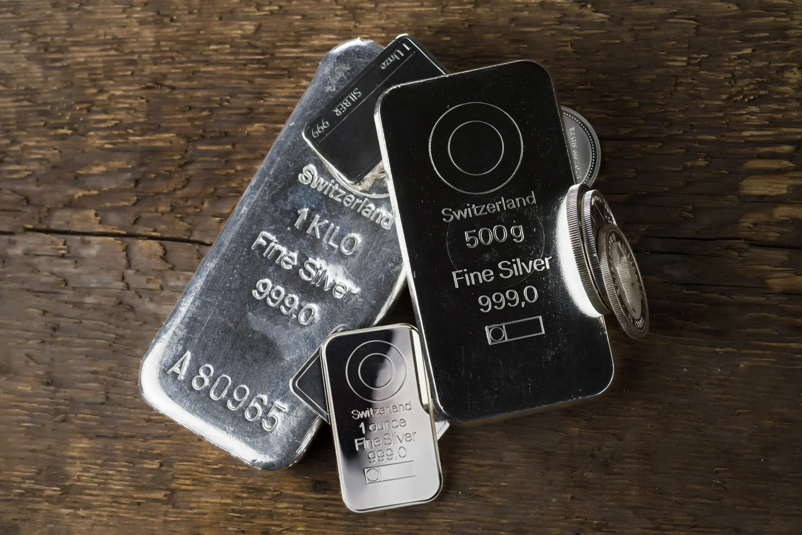 silver bars and coins_indigo