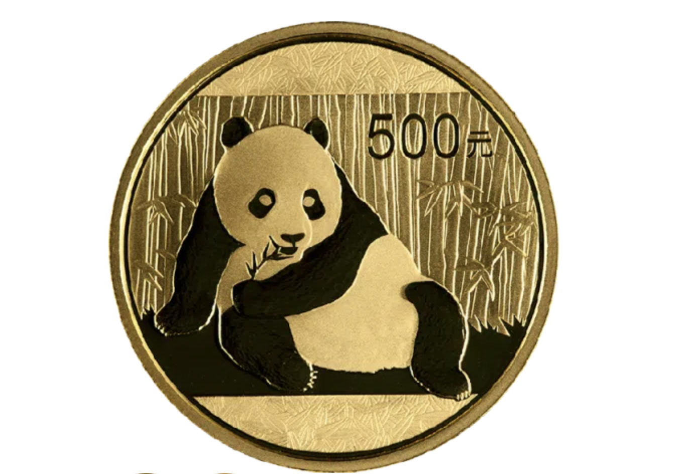 Gold Chinese Panda