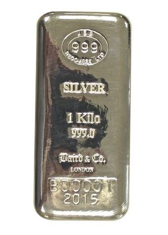 JBR Branded Silver Kilo Bar, Most Competitive Physical Silver In The Market