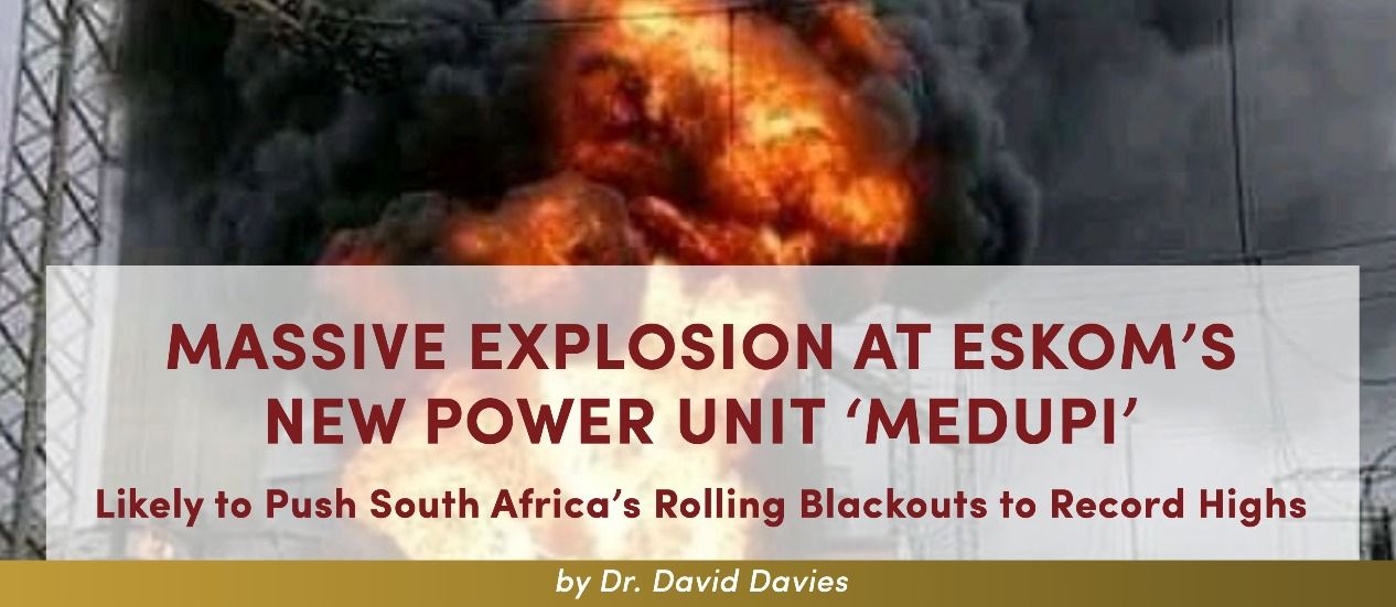 Explosion Knocks Out Eskom's New Power Generator