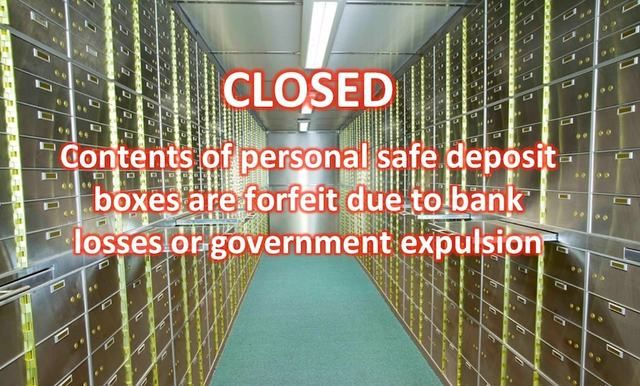 Safe Deposit Boxes Are Still Closed - The Dangers In The Banking System.