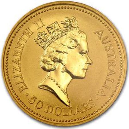 Image of 1/2 Oz Kangaroo Gold Coin 1990