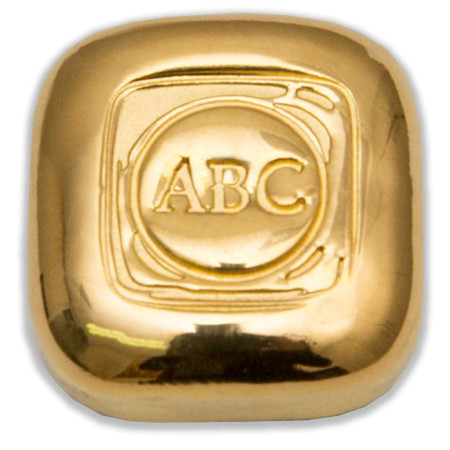 Image of 1 oz ABC Gold Cast Bar