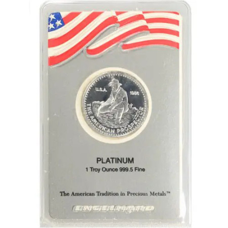 Image of 1 Oz Engelhard Prospector Platinum Round