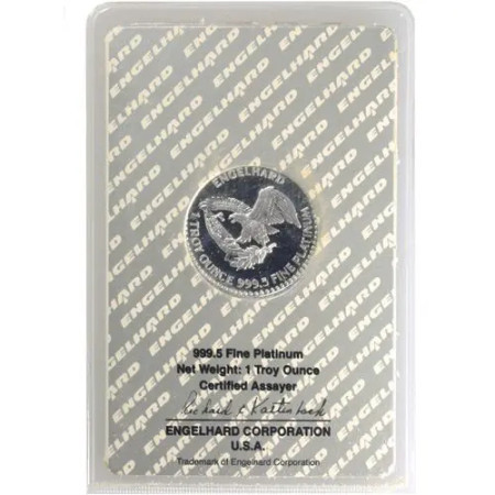 1 Oz Engelhard Prospector Platinum Round Image of 1 Oz Engelhard Prospector Platinum Round