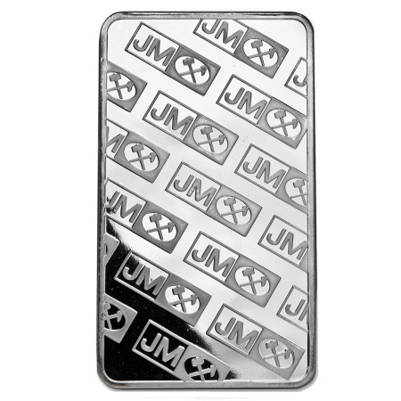 10 oz Johnson Matthey Silver Minted Bar Image of 10 oz Johnson Matthey Silver Minted Bar