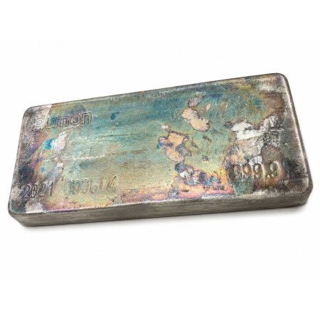 Image of 1000 Oz Humon Large Silver Cast Bar