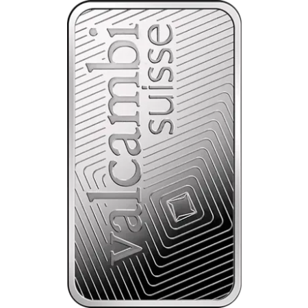 100 gram Valcambi Suisse Palladium Minted Bar Image of 100 gram Valcambi Suisse Palladium Minted Bar