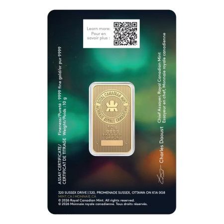 Image of 10 Gram RCM Diwali Gold Bar 2026