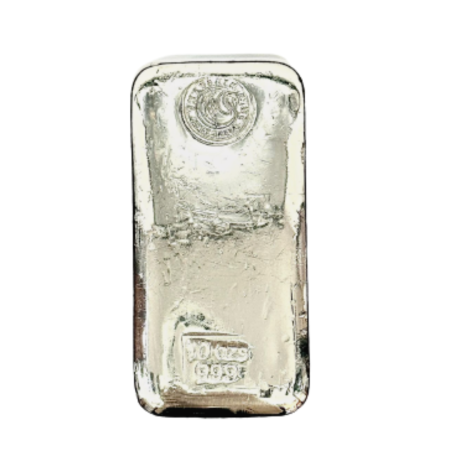 Image of 10 oz Perth Mint Silver Cast Bar