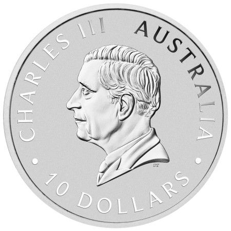 Image of 10 oz Australian Kookaburra Silver Coin (35th Anniversary) 2025