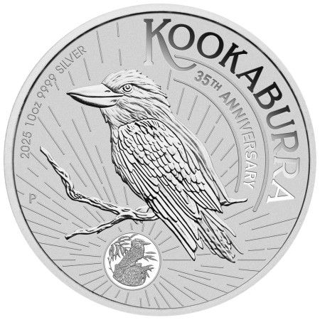10 oz Australian Kookaburra Silver Coin (35th Anniversary) 2025