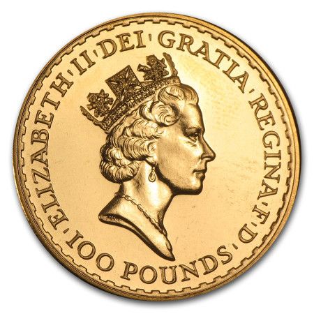 Image of 1 oz Gold Britannia Year 1991