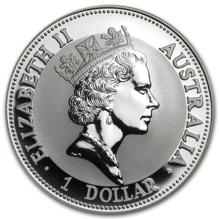 1 Oz Australian Kookaburra Silver Coin 1993 Image of 1 Oz Australian Kookaburra Silver Coin 1993