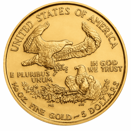 Image of 1/10 oz American Eagle Gold Coin (Roman Numberals)