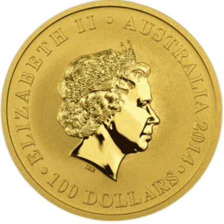 Image of 1 Oz Kangaroo Gold Coin Year 2014 (25th Anniversary)