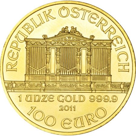 Image of 1 Oz Austrian Philharmonic Gold Coin 2011