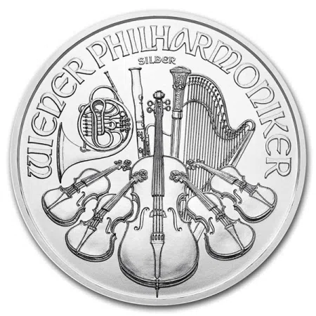Image of 1 Oz Austrian Philharmonic .999% Fine Silver Coin 2026 | PRE-ORDER