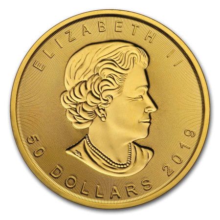 Image of 1 Toz Canadian Gold Maple Year 2019