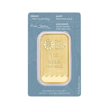 Image of 1 oz Royal Mint Britannia Gold Minted Bar