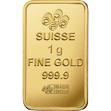 25x 1 Gram PAMP Lady Fortuna Gold Multigram Bar Image of 25x 1 Gram PAMP Lady Fortuna Gold Multigram Bar