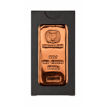 Image of 1 Kg Germania Mint Copper Cast Bar