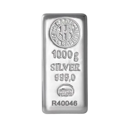 1 kg Nadir Refinery Silver Bar