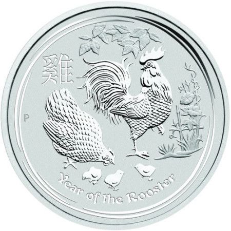 1 Kilo Australian Lunar Series "Year of the Rooster” Silver Coin 2017