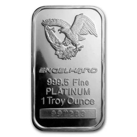 1 Oz Engelhard Platinum Minted Bar