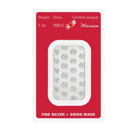 Image of 1oz Argor-Heraeus Silver Swiss Minted Bar | PRE-ORDER (ETA Mid January)