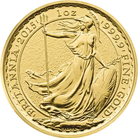 1 Oz Britannia Gold Coin Year 2015