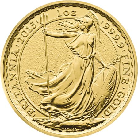 Image of 1 Oz Britannia Gold Coin Year 2015