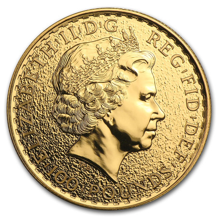 1 Oz Britannia Gold Coin Year 2015 Image of 1 Oz Britannia Gold Coin Year 2015