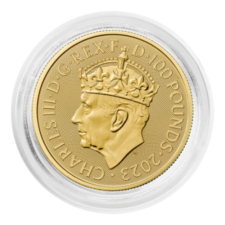1 Oz The Coronation Britannia Gold Coin 2023 King Charles III Image of 1 Oz The Coronation Britannia Gold Coin 2023 King Charles III