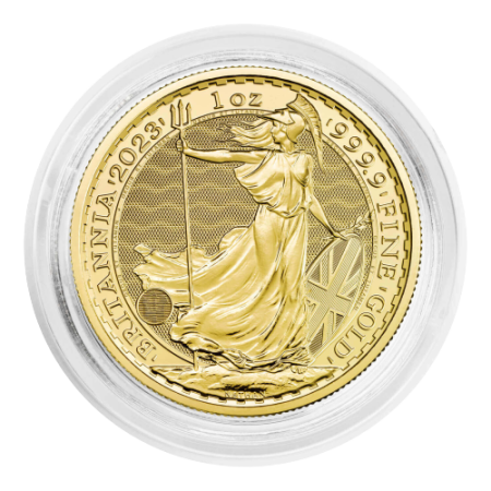 1 Oz The Coronation Britannia Gold Coin 2023 King Charles III Image of 1 Oz The Coronation Britannia Gold Coin 2023 King Charles III