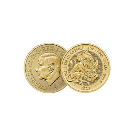 1 Oz Tudor Beasts - The Bull of Clarence Gold Coin 2023 Image of 1 Oz Tudor Beasts - The Bull of Clarence Gold Coin 2023