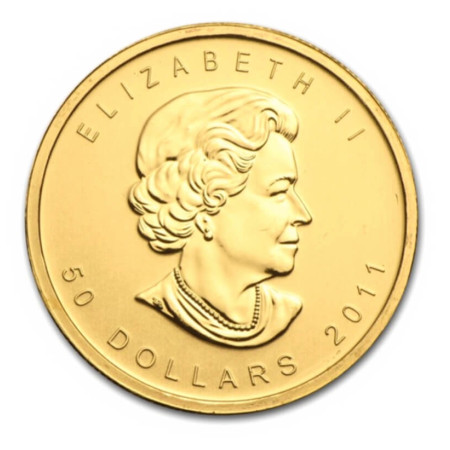 1 oz Canadian Maple Leaf Gold Coin 2010 Image of 1 oz Canadian Maple Leaf Gold Coin 2010