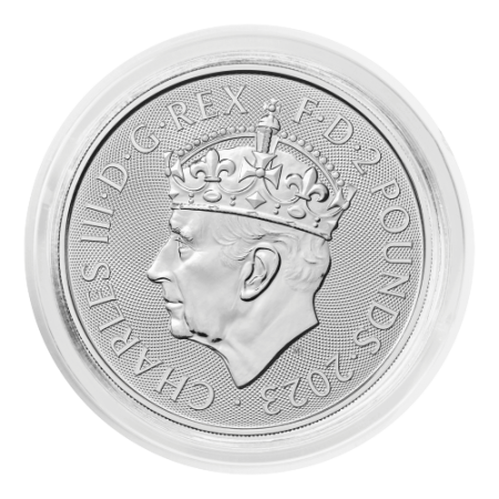 1 Oz The Coronation Britannia Silver Coin 2023 King Charles III Image of 1 Oz The Coronation Britannia Silver Coin 2023 King Charles III