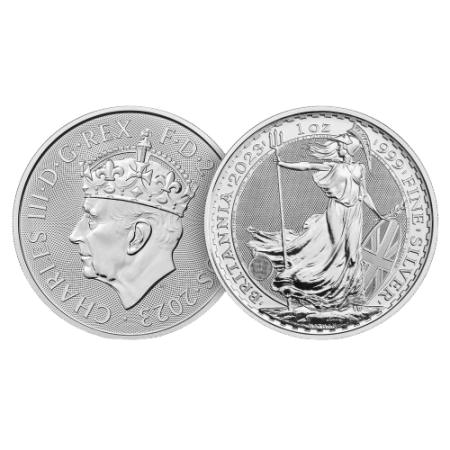 Image of 1 Oz The Coronation Britannia Silver Coin 2023 King Charles III