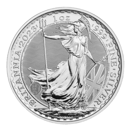 1 Oz The Coronation Britannia Silver Coin 2023 King Charles III Image of 1 Oz The Coronation Britannia Silver Coin 2023 King Charles III