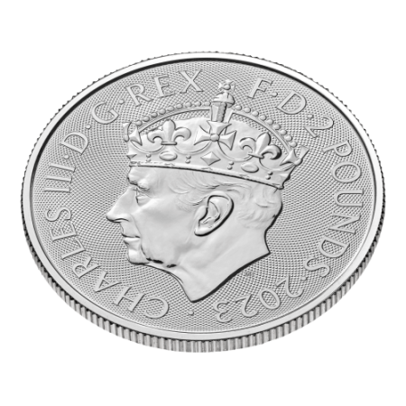 1 Oz The Coronation Britannia Silver Coin 2023 King Charles III Image of 1 Oz The Coronation Britannia Silver Coin 2023 King Charles III