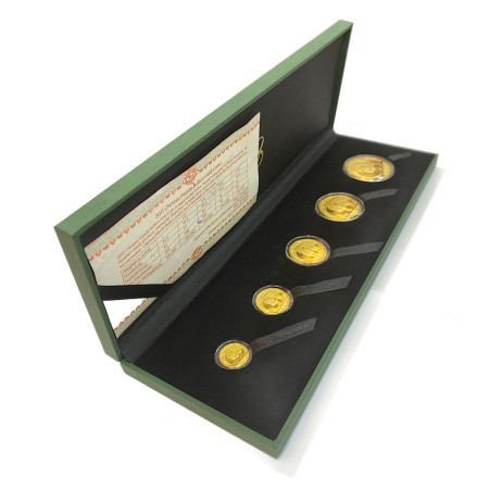 2011 Chinese Panda Gold 5 Bullion Coin Collection BU - 59.0966 grams (1.9 Toz) Fine Gold Image of 2011 Chinese Panda Gold 5 Bullion Coin Collection BU - 59.0966 grams (1.9 Toz) Fine Gold