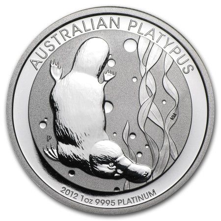 1 Oz Australian Platypus Platinum Coin 2012