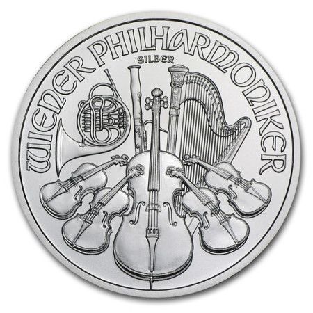 1 Oz Austrian Philharmonic .999% Fine Silver Coin 2011